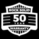 50-year pipe relining warranty badge